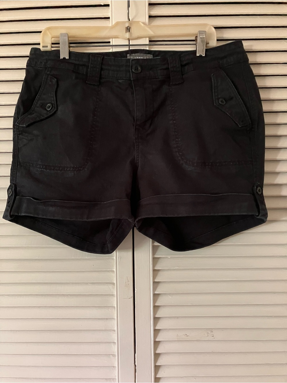 Torrid Feel the Fit Size 14 Black Cotton Jean Stretch Shorts